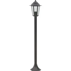 vidaXL Iluminación-Farolas de jardín aluminio E27 110 cm 6 unidades