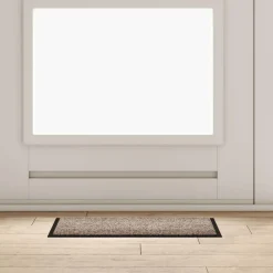 vidaXL Felpudo 60 x 40 x 1.2 cm Tela de peluche Beige Clearance