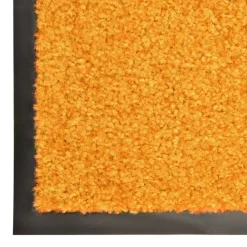 vidaXL Felpudo lavable 40x60 cm Naranja Discount