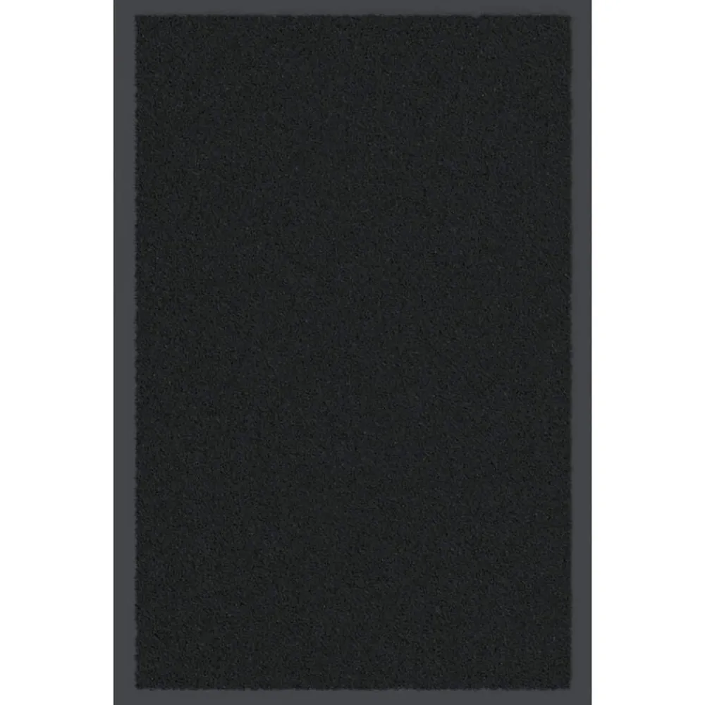 vidaXL Felpudo 40x60 cm Negro Outlet
