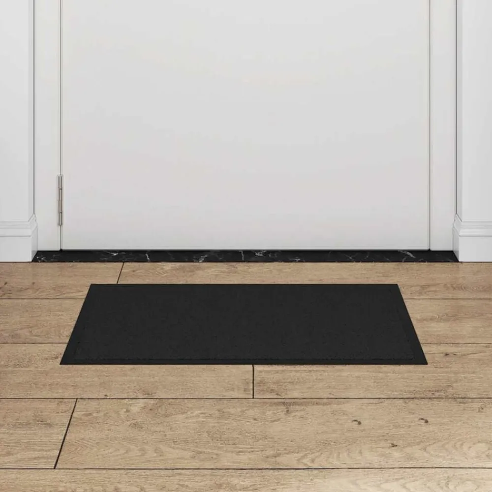 vidaXL Felpudo 40x60 cm Negro Outlet