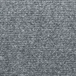 vidaXL Felpudos autoadhesivos para escaleras, 15 unidades, 65 x 21 x 4 cm, , borde rectangular Gris claro Clearance