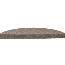 vidaXL Felpudos autoadhesivos para escaleras, 5 unidades, , semicirculares, 56 x 17 x 3 cm Beige Clearance