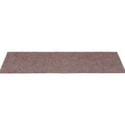 vidaXL Felpudos autoadhesivos para escaleras, 15 unidades, 65 x 21 x 4 cm, borde rectangular marrón claro Crema Clearance