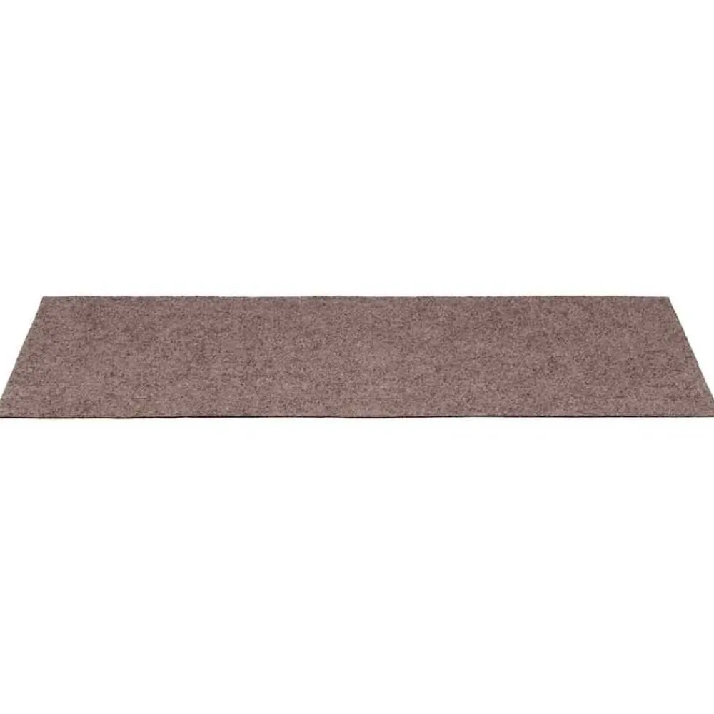 vidaXL Felpudos autoadhesivos para escaleras, 15 unidades, 65 x 21 x 4 cm, borde rectangular marrón claro Crema Clearance