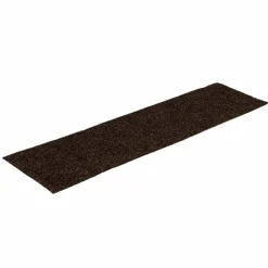 vidaXL Productos Del Hogar-Felpudos autoadhesivos para escaleras, 15 unidades, 76 x 20 cm, marrón, rectangulares