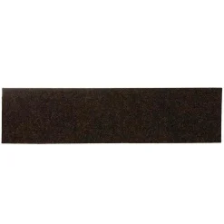 vidaXL Productos Del Hogar-Felpudos autoadhesivos para escaleras, 15 unidades, 76 x 20 cm, marrón, rectangulares