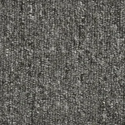 vidaXL Felpudos para escaleras (15 unidades, 56 x 17 x 3 cm, gris oscuro, semicirculares) Gris y negro