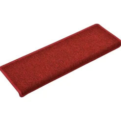vidaXL Productos Del Hogar-Felpudos para escaleras 15 unidades 65x21x4 cm s borde rectangular