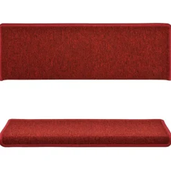 vidaXL Productos Del Hogar-Felpudos para escaleras 15 unidades 65x21x4 cm s borde rectangular