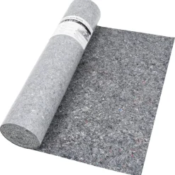 vidaXL Productos Del Hogar-Fieltro antideslizante de pintor 50 m 280 g/m² gris