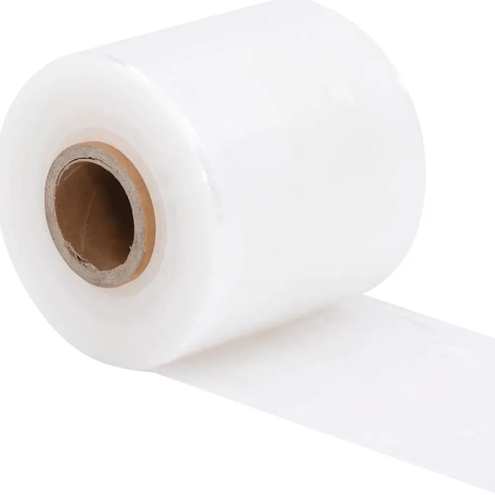 vidaXL Film estirable con asa 10 uds 23 μm 10 cm x 150 m Transparente Outlet