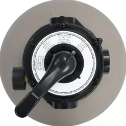 vidaXL Piscina Y Spa-Filtro de arena de piscina válvula de 4 posiciones gris 350 mm
