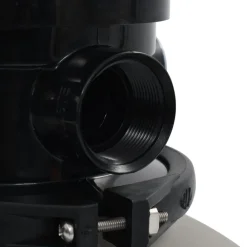 vidaXL Piscina Y Spa-Filtro de arena de piscina válvula de 4 posiciones gris 350 mm