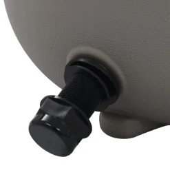 vidaXL Piscina Y Spa-Filtro de arena de piscina válvula de 4 posiciones gris 350 mm