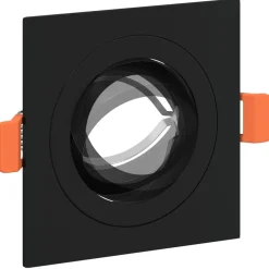 vidaXL Iluminación-Foco 6 pcs 9 x 9 x 2 cm Aluminio