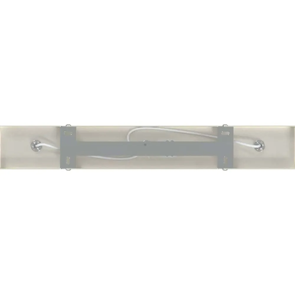 vidaXL Foco de techo con focos Níquel 38 x 6 x 16 cm Metal Níquel cepillado Clearance