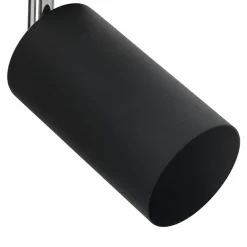 vidaXL Foco de techo con focos 73 x 6 x 16 cm Metal Negro Discount