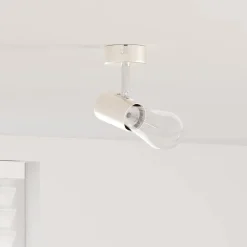 vidaXL Foco de techo con focos Níquel 6,5 x 6 x 11,5 cm Metal N&iacute;quel cepillado Outlet
