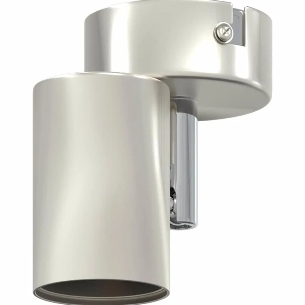 vidaXL Foco de techo con focos Níquel 6,5 x 6 x 11,5 cm Metal Níquel cepillado Outlet