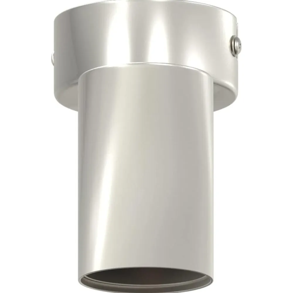 vidaXL Foco de techo con focos Níquel 6,5 x 6 x 11,5 cm Metal Níquel cepillado Outlet