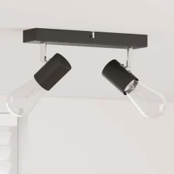 vidaXL Iluminación-Foco de techo con focos 26 x 6,5 x 11,5 cm Metal