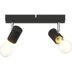 vidaXL Iluminación-Foco de techo con focos 26 x 6,5 x 11,5 cm Metal