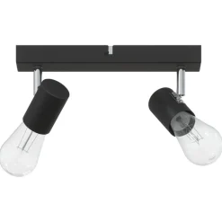 vidaXL Iluminación-Foco de techo con focos 26 x 6,5 x 11,5 cm Metal