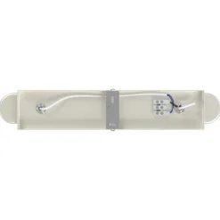 vidaXL Foco de techo con focos Níquel 26 x 6,5 x 11,5 cm Metal Níquel cepillado Discount
