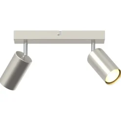 vidaXL Iluminación-Foco de techo con focos Níquel 26 x 6 x 16 cm Metal