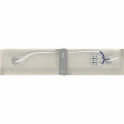 vidaXL Iluminación-Foco de techo con focos Níquel 26 x 6 x 16 cm Metal