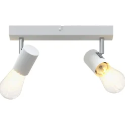 vidaXL Iluminación-Foco de techo con focos 26 x 6,5 x 11,5 cm Metal