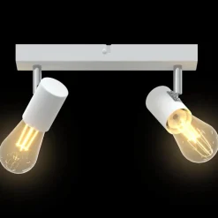 vidaXL Iluminación-Foco de techo con focos 26 x 6,5 x 11,5 cm Metal