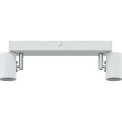 vidaXL Iluminación-Foco de techo con focos 26 x 6,5 x 11,5 cm Metal