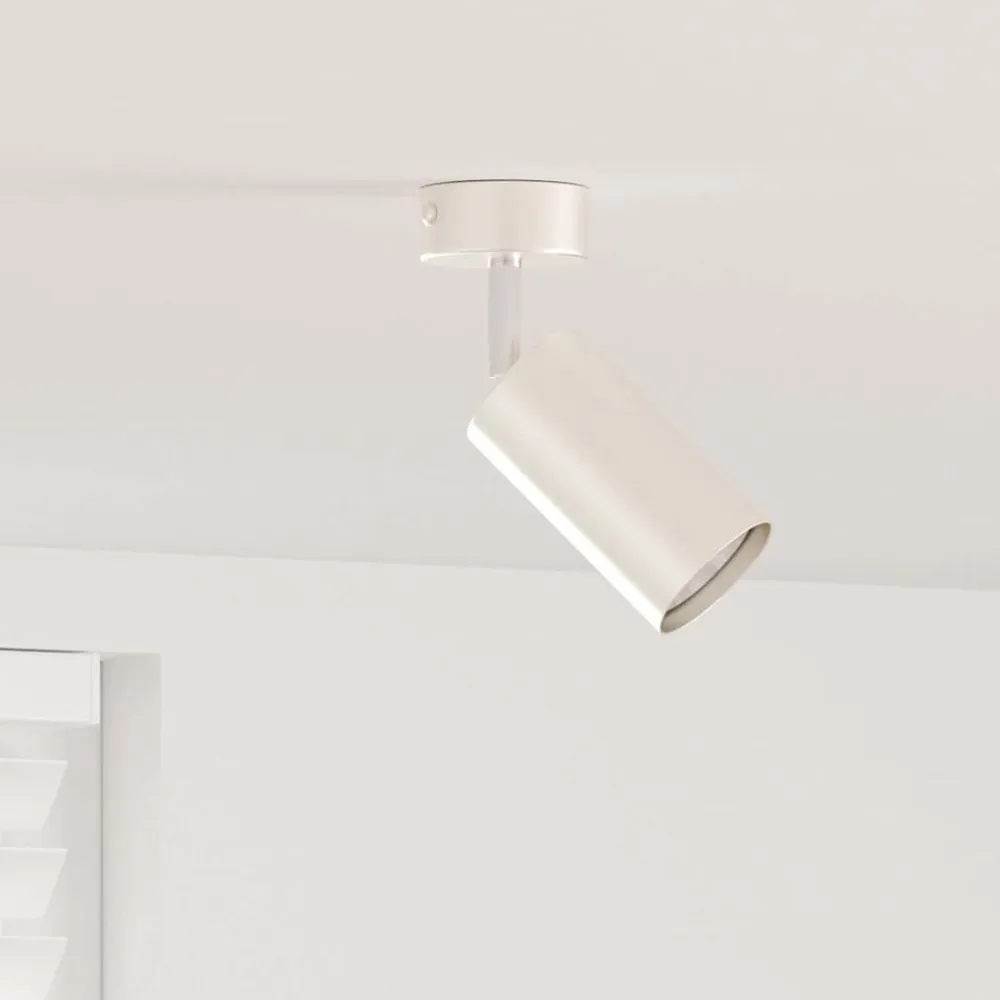 vidaXL Foco de techo con focos Níquel 6 x 6 x 16 cm Metal Níquel cepillado Best