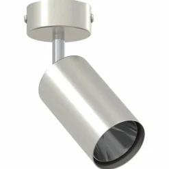 vidaXL Foco de techo con focos Níquel 6 x 6 x 16 cm Metal Níquel cepillado Best