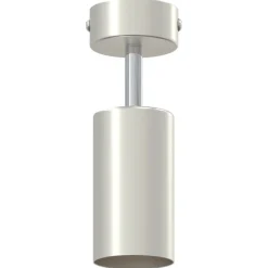 vidaXL Foco de techo con focos Níquel 6 x 6 x 16 cm Metal Níquel cepillado Best