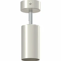 vidaXL Foco de techo con focos Níquel 6 x 6 x 16 cm Metal Níquel cepillado Best