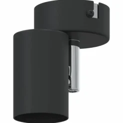 vidaXL Foco de techo con focos 6,5 x 6 x 11,5 cm Metal Negro Clearance