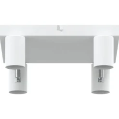 vidaXL Iluminación-Foco de techo con focos 26,5 x 26 x 11,5 cm Metal