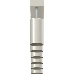 vidaXL Foco de techo con focos Níquel 73 x 6 x 16 cm Metal Níquel cepillado Online