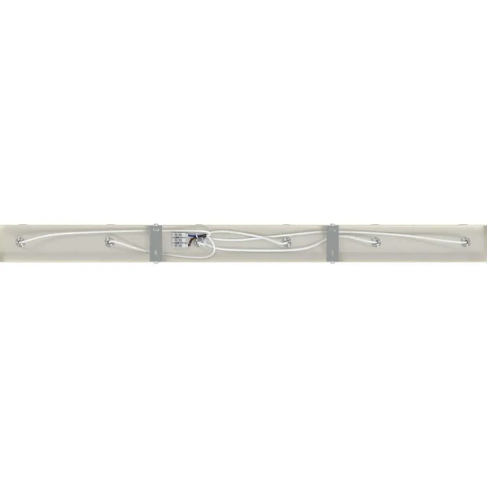 vidaXL Foco de techo con focos Níquel 73 x 6 x 16 cm Metal Níquel cepillado Online