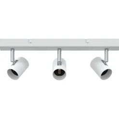 vidaXL Iluminación-Foco de techo con focos 38 x 6,5 x 11,5 cm Metal