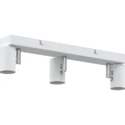 vidaXL Iluminación-Foco de techo con focos 38 x 6,5 x 11,5 cm Metal