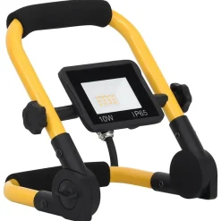 vidaXL Foco LED con asa 10 W Blanco cálido