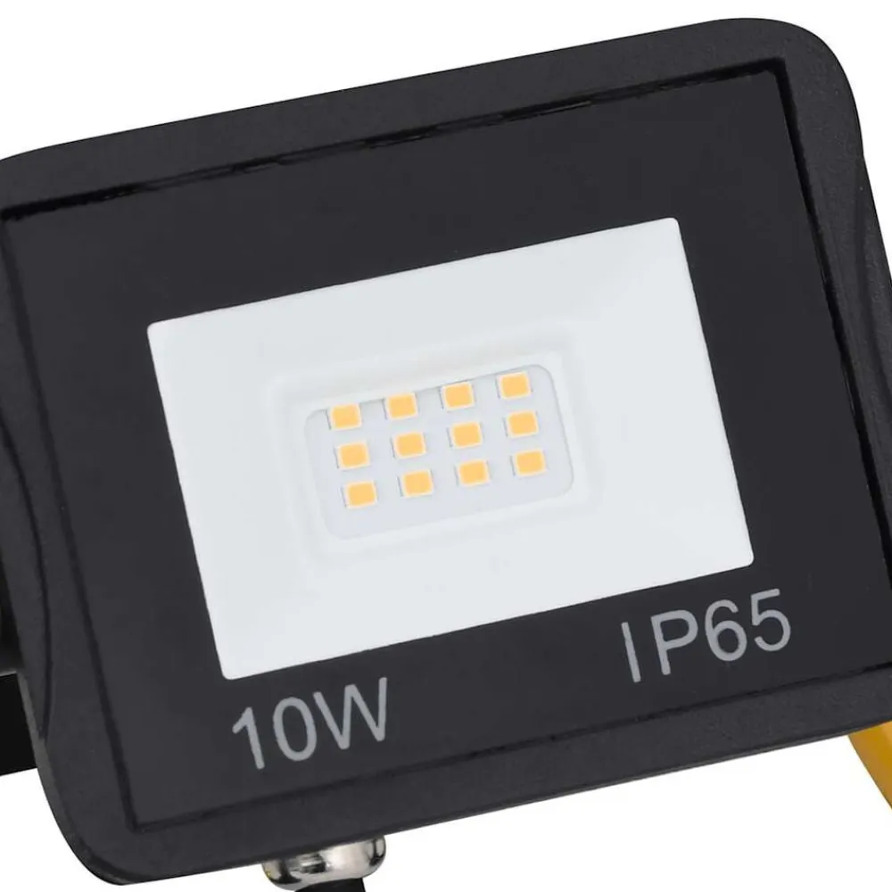 vidaXL Foco LED con asa 10 W Blanco cálido
