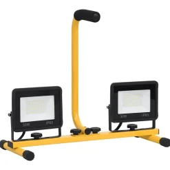 vidaXL Foco LED con asa 2x30 W blanco cálido Blanco c&aacute;lido Best