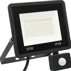 vidaXL Iluminación-Foco LED con sensor 50 W blanco cálido