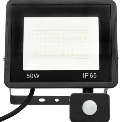 vidaXL Iluminación-Foco LED con sensor 50 W blanco cálido