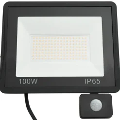 vidaXL Iluminación-Foco LED con sensor 100 W blanco cálido